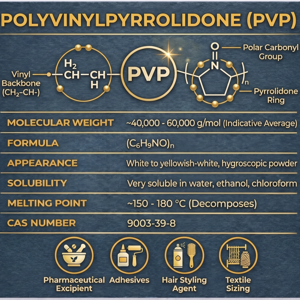 Pvp Powder Polyvinylpyrrolidone (PVP) - Davar ChemTech